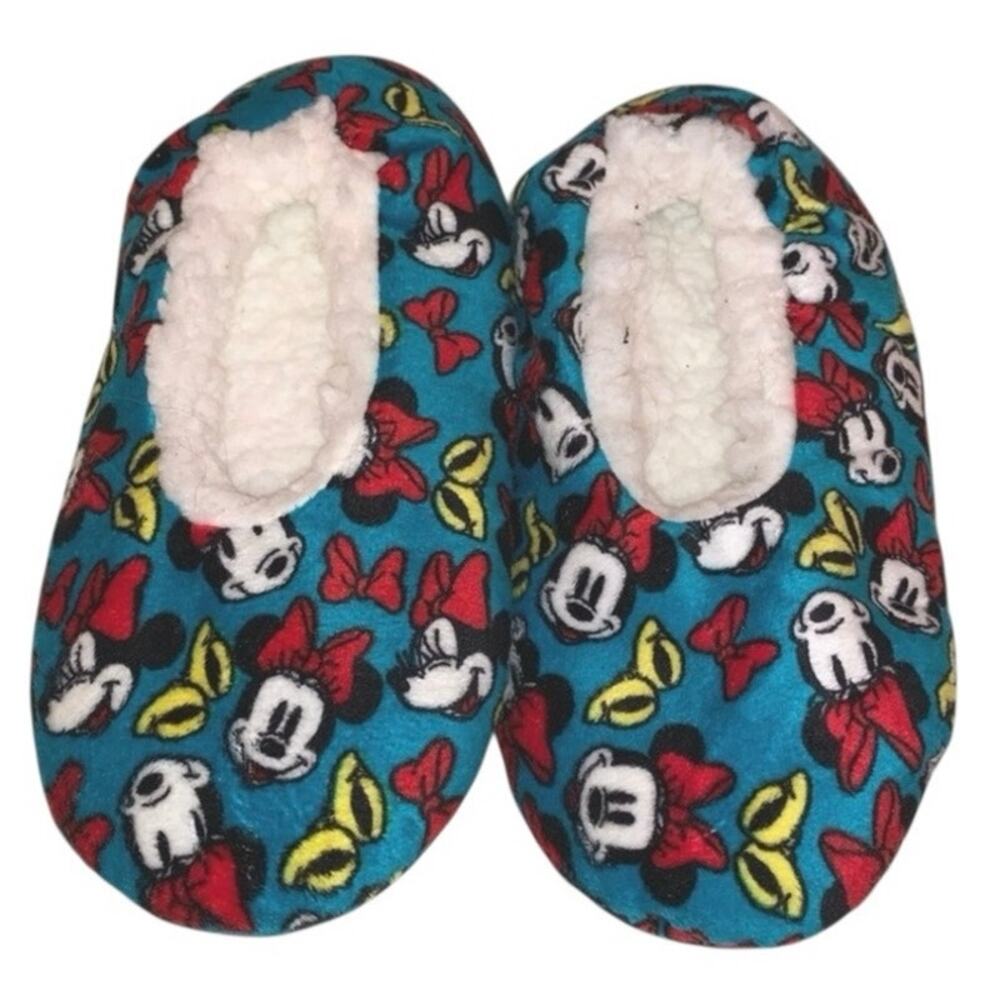 NWOT Disney Minnie Mouse Cozy Slippers Small‎